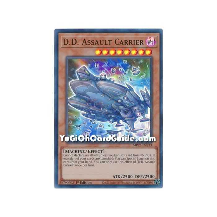 D.D. Assault Carrier (Ultra Rare) – 2022 Tin of the Pharaohs Gods Mega Pack | Carta YUGIOH en México