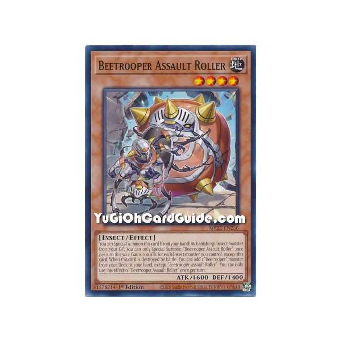Beetrooper Assault Roller (Common) – 2022 Tin of the Pharaohs Gods Mega Pack | Carta YUGIOH en México