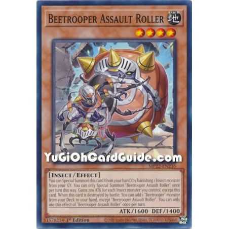 Beetrooper Assault Roller (Common) – 2022 Tin of the Pharaohs Gods Mega Pack | Carta YUGIOH en México