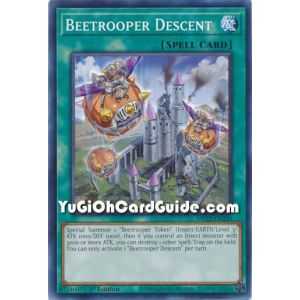 Beetrooper Descent (Common) – 2022 Tin of the Pharaohs Gods Mega Pack | Carta YUGIOH en México