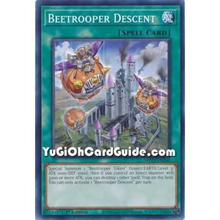 Beetrooper Descent (Common) – 2022 Tin of the Pharaohs Gods Mega Pack | Carta YUGIOH en México