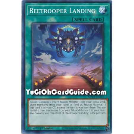 Beetrooper Landing (Common) – 2022 Tin of the Pharaohs Gods Mega Pack | Carta YUGIOH en México