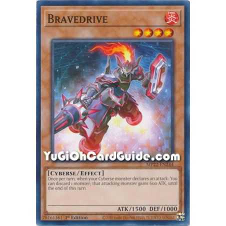 Bravedrive (Common) – 2022 Tin of the Pharaohs Gods Mega Pack | Carta YUGIOH en México