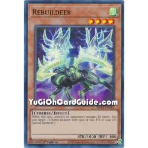 Rebuildeer (Ultra Rare) – 2022 Tin of the Pharaohs Gods Mega Pack | Carta YUGIOH en México