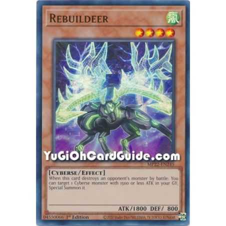 Rebuildeer (Ultra Rare) – 2022 Tin of the Pharaohs Gods Mega Pack | Carta YUGIOH en México