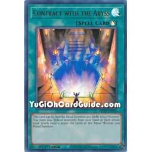Contract with the Abyss (Ultra Rare) – 2022 Tin of the Pharaohs Gods Mega Pack | Carta YUGIOH en México