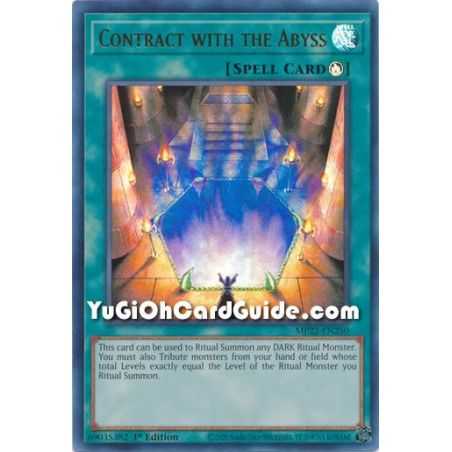Contract with the Abyss (Ultra Rare) – 2022 Tin of the Pharaohs Gods Mega Pack | Carta YUGIOH en México
