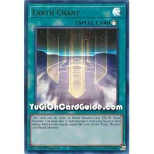 Earth Chant (Ultra Rare) – 2022 Tin of the Pharaohs Gods Mega Pack | Carta YUGIOH en México