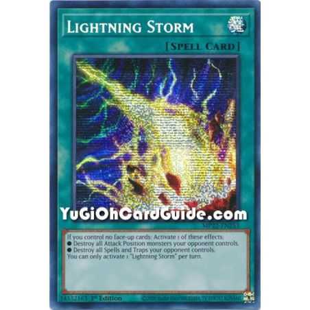 Lightning Storm (Prismatic Secret Rare) – 2022 Tin of the Pharaohs Gods Mega Pack | Carta YUGIOH en México