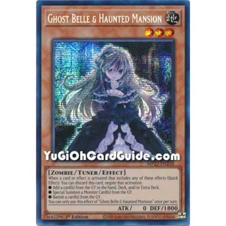 Ghost Belle & Haunted Mansion (Prismatic Secret Rare) – 2022 Tin of the Pharaohs Gods Mega Pack | Carta YUGIOH en México