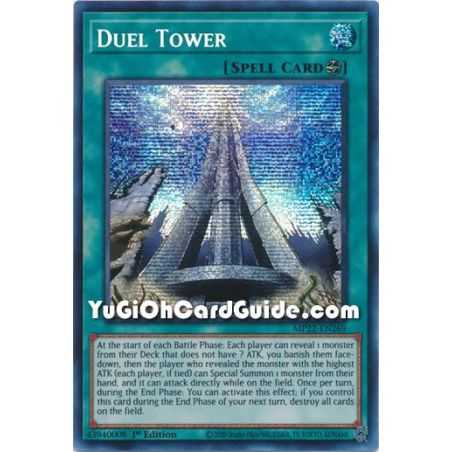 Duel Tower (Prismatic Secret Rare) – 2022 Tin of the Pharaohs Gods Mega Pack | Carta YUGIOH en México
