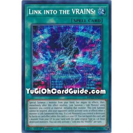 Link into the VRAINS! (Prismatic Secret Rare) – 2022 Tin of the Pharaohs Gods Mega Pack | Carta YUGIOH en México