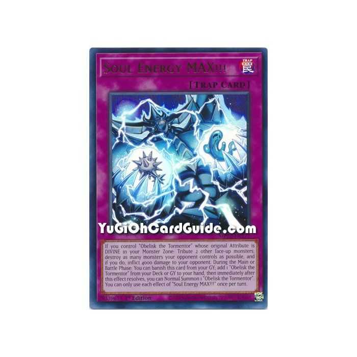 Soul Energy MAX!!! (Ultra Rare) – 2022 Tin of the Pharaohs Gods Mega Pack | Carta YUGIOH en México
