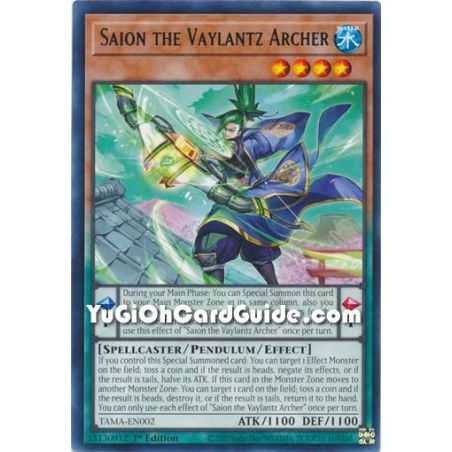 Saion the Vaylantz Archer (Rare) – Tactical Masters | Carta YUGIOH en México