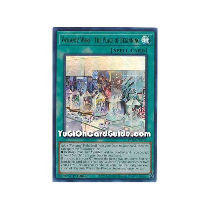 Vaylantz Wars - The Place of Beginning (Ultra Rare) – Tactical Masters | Carta YUGIOH en México