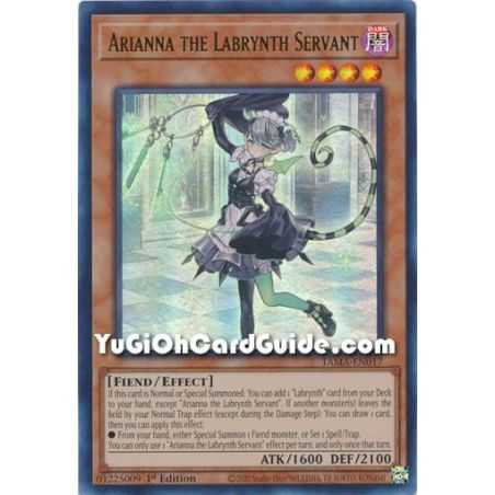 Arianna the Labrynth Servant (Ultra Rare) – Tactical Masters | Carta YUGIOH en México