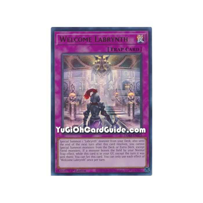 Welcome Labrynth (Ultra Rare) – Tactical Masters | Carta YUGIOH en México