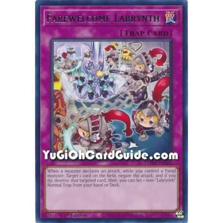Farewelcome Labrynth (Rare) – Tactical Masters | Carta YUGIOH en México