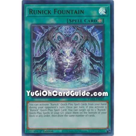 Runick Fountain (Ultra Rare) – Tactical Masters | Carta YUGIOH en México