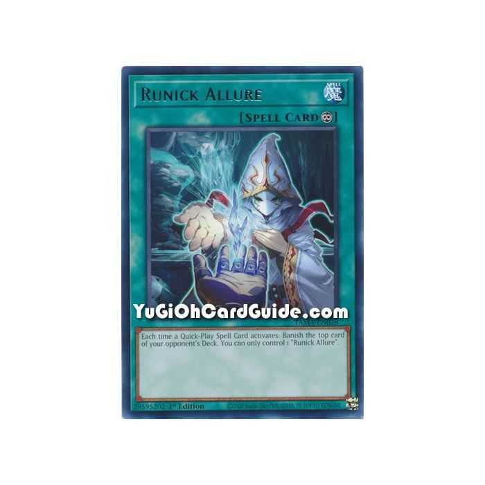 Runick Allure (Rare) – Tactical Masters | Carta YUGIOH en México