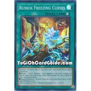 Runick Freezing Curses (Super Rare) – Tactical Masters | Carta YUGIOH en México