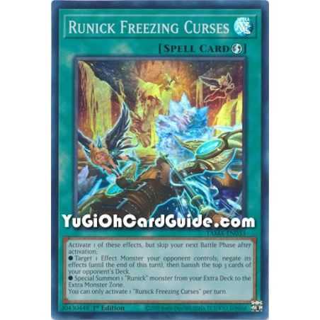 Runick Freezing Curses (Super Rare) – Tactical Masters | Carta YUGIOH en México