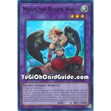 Munin the Runick Wings (Super Rare) – Tactical Masters | Carta YUGIOH en México