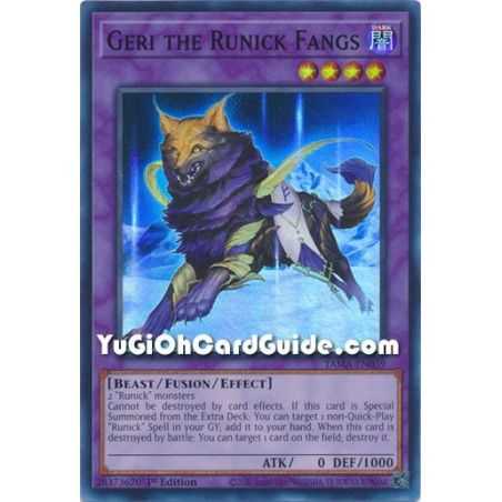 Geri the Runick Fangs (Super Rare) – Tactical Masters | Carta YUGIOH en México