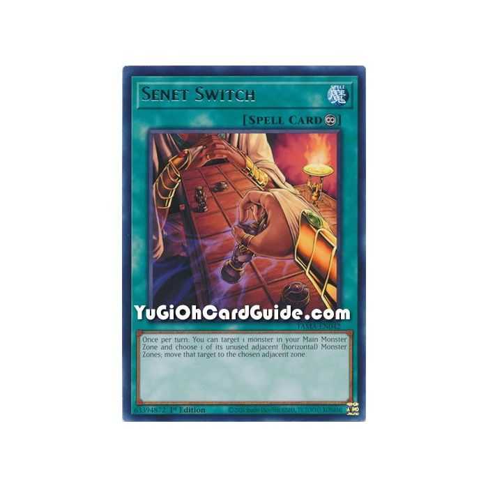 Senet Switch (Rare) – Tactical Masters | Carta YUGIOH en México