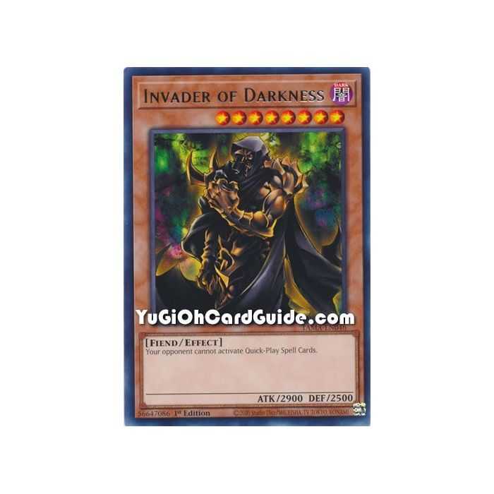 Invader of Darkness (Rare) – Tactical Masters | Carta YUGIOH en México