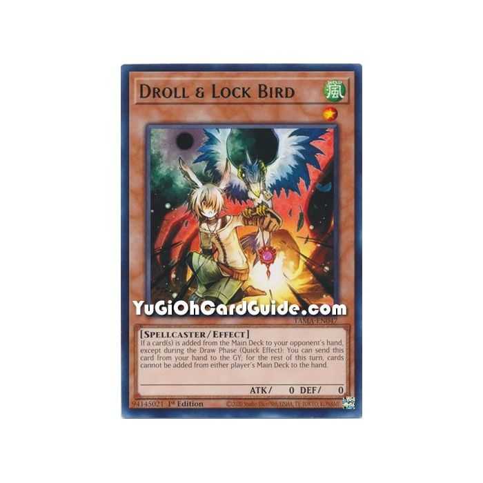 Droll & Lock Bird (Rare) – Tactical Masters | Carta YUGIOH en México