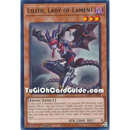 Lilith, Lady of Lament (Rare) – Tactical Masters | Carta YUGIOH en México