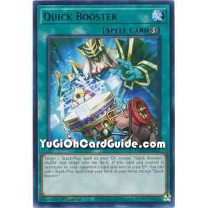 Quick Booster (Rare) – Tactical Masters | Carta YUGIOH en México