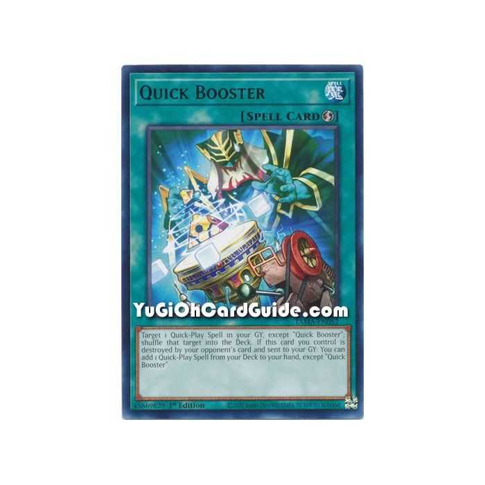 Quick Booster (Rare) – Tactical Masters | Carta YUGIOH en México