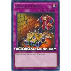 Reckless Greed (Rare) – Tactical Masters | Carta YUGIOH en México