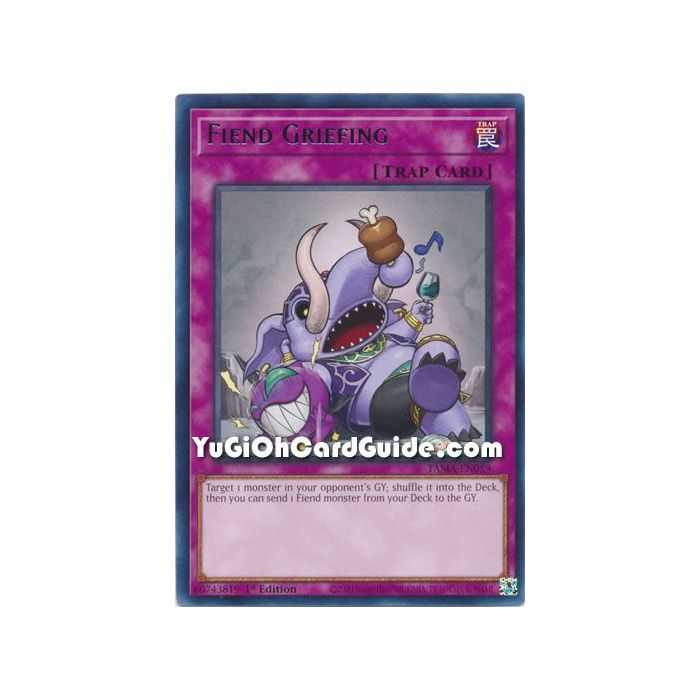 Fiend Griefing (Rare) – Tactical Masters | Carta YUGIOH en México