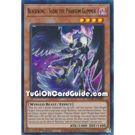Blackwing - Sudri the Phantom Glimmer (Ultra Rare) – Darkwing Blast | Carta YUGIOH en México
