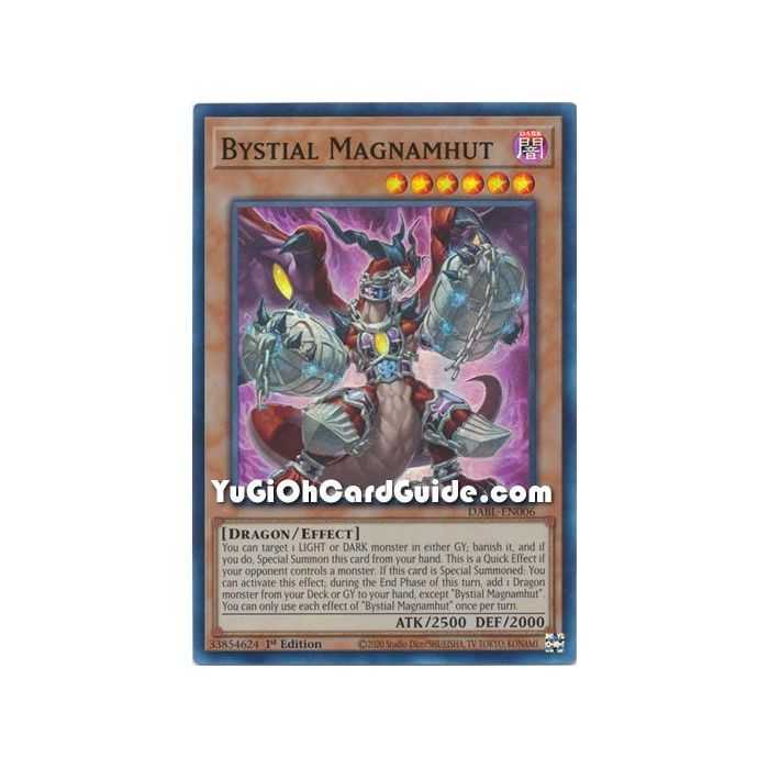 Bystial Magnamhut (Super Rare) – Darkwing Blast | Carta YUGIOH en México
