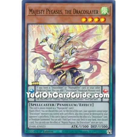Majesty Pegasus, the Dracoslayer (Ultra Rare) – Darkwing Blast | Carta YUGIOH en México