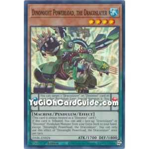 Dinomight Powerload, the Dracoslayer (Super Rare) – Darkwing Blast | Carta YUGIOH en México