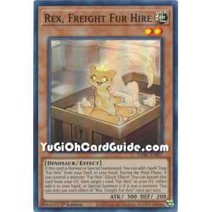 Rex, Freight Fur Hire (Super Rare) – Darkwing Blast | Carta YUGIOH en México