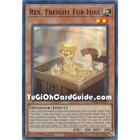 Rex, Freight Fur Hire (Super Rare) – Darkwing Blast | Carta YUGIOH en México