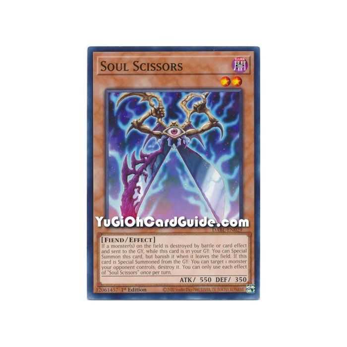 Soul Scissors (Common) – Darkwing Blast | Carta YUGIOH en México