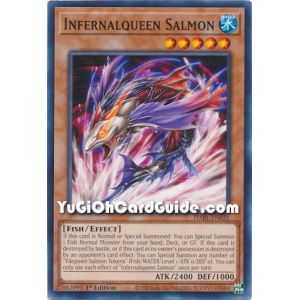 Infernalqueen Salmon (Common) – Darkwing Blast | Carta YUGIOH en México