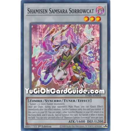 Shamisen Samsara Sorrowcat (Super Rare) – Darkwing Blast | Carta YUGIOH en México