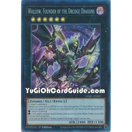 Wollow, Founder of the Drudge Dragons (Super Rare) – Darkwing Blast | Carta YUGIOH en México
