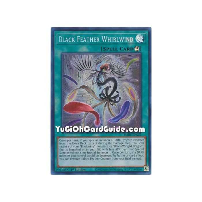 Black Feather Whirlwind (Super Rare) – Darkwing Blast | Carta YUGIOH en México