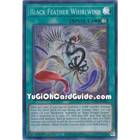 Black Feather Whirlwind (Super Rare) – Darkwing Blast | Carta YUGIOH en México