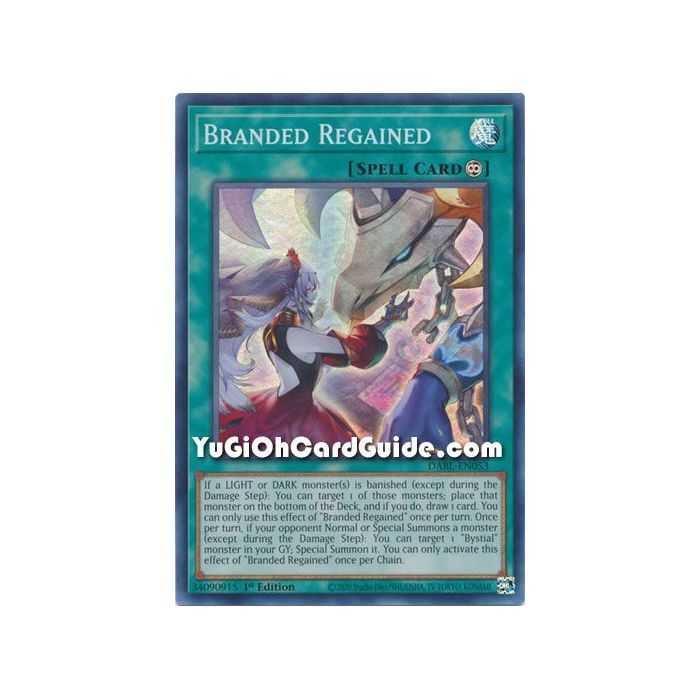Branded Regained (Super Rare) – Darkwing Blast | Carta YUGIOH en México