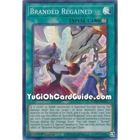 Branded Regained (Super Rare) – Darkwing Blast | Carta YUGIOH en México
